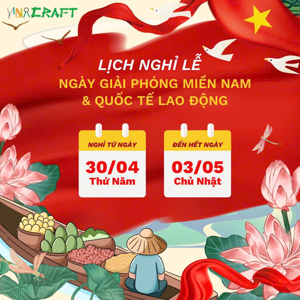Thông Báo Lịch Nghỉ Lễ 30/4-1/5